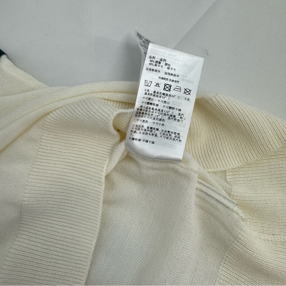 NWT Armani Exchange Wool Blend Pullover Sweater Men’s Size M Blue/White $110 - Picture 14 of 15